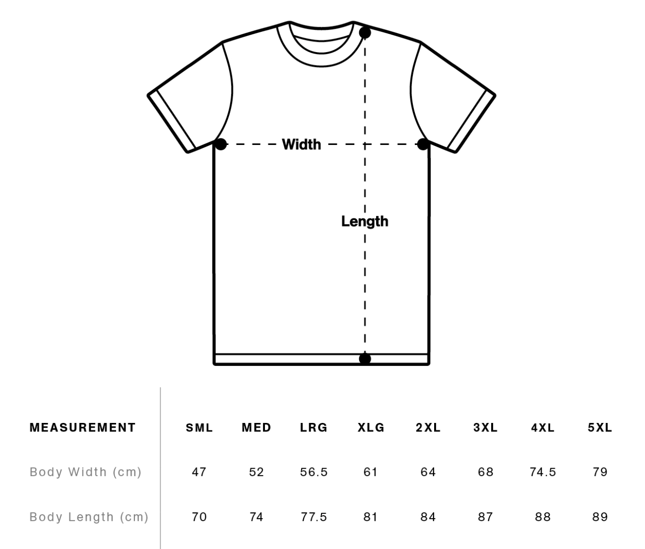 White T-shirt (Adult)