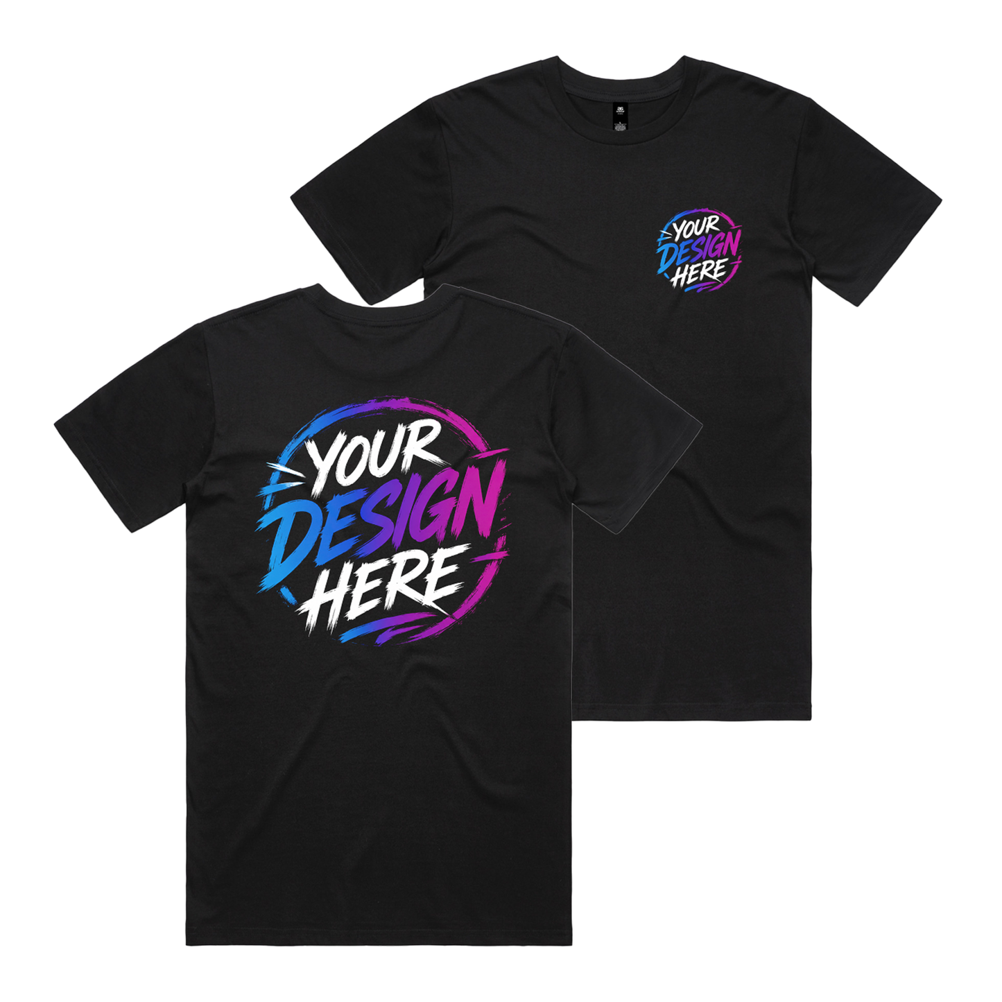 Custom Front & Back Printed T-Shirt