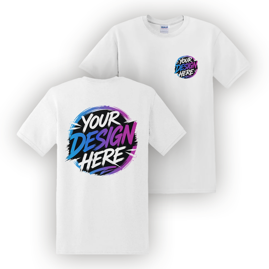 Custom Front & Back Printed T-Shirt