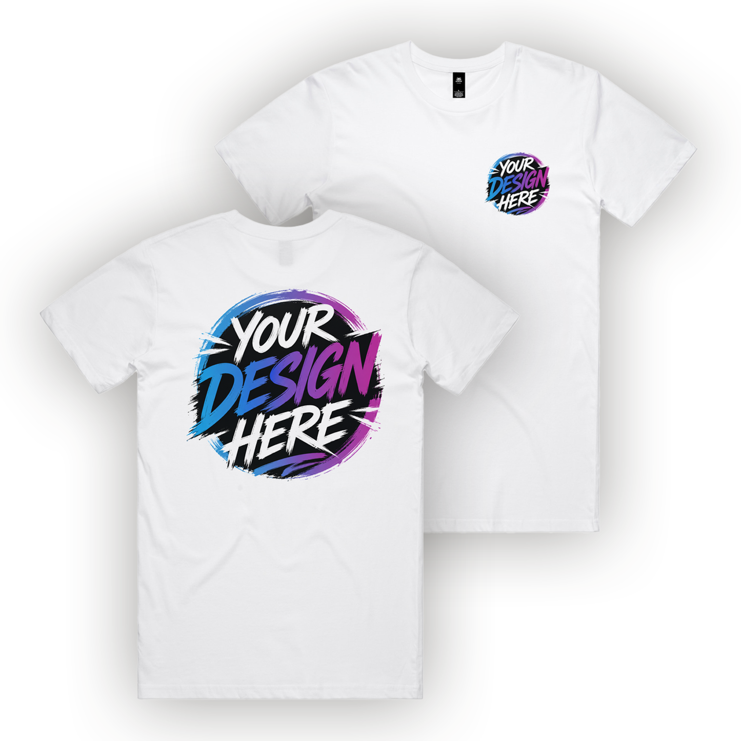 Custom Front & Back Printed T-Shirt