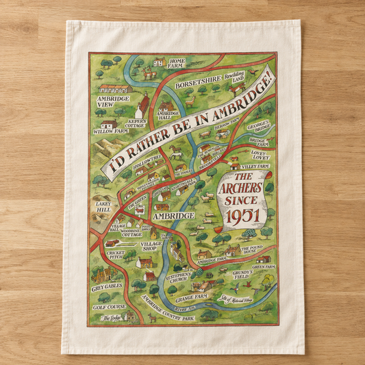 The Archers Live At 75 Official Tea Towel